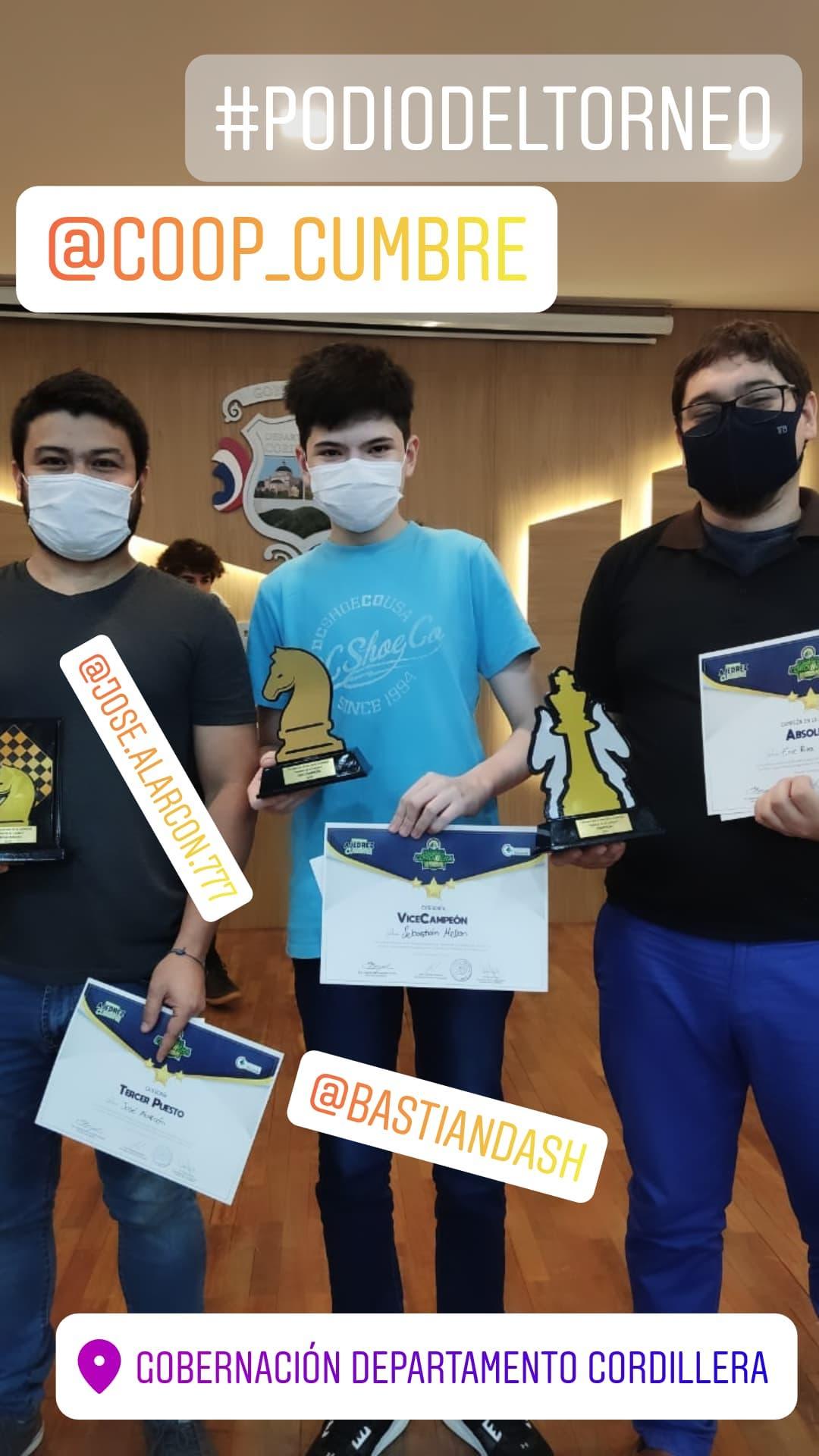Los premiados con sus premios en Caacupé